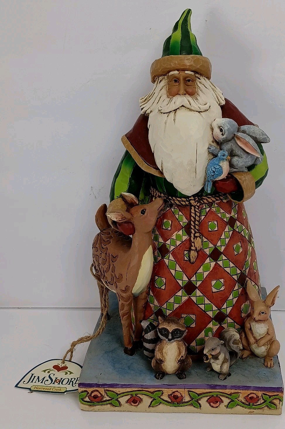 Jim Shore Woodland Christmas Santa Animals Heartwood Creek 2006 Figurine Jim Shore Woodland Christmas Santa Animals Heartwood Creek 2006 Figurine