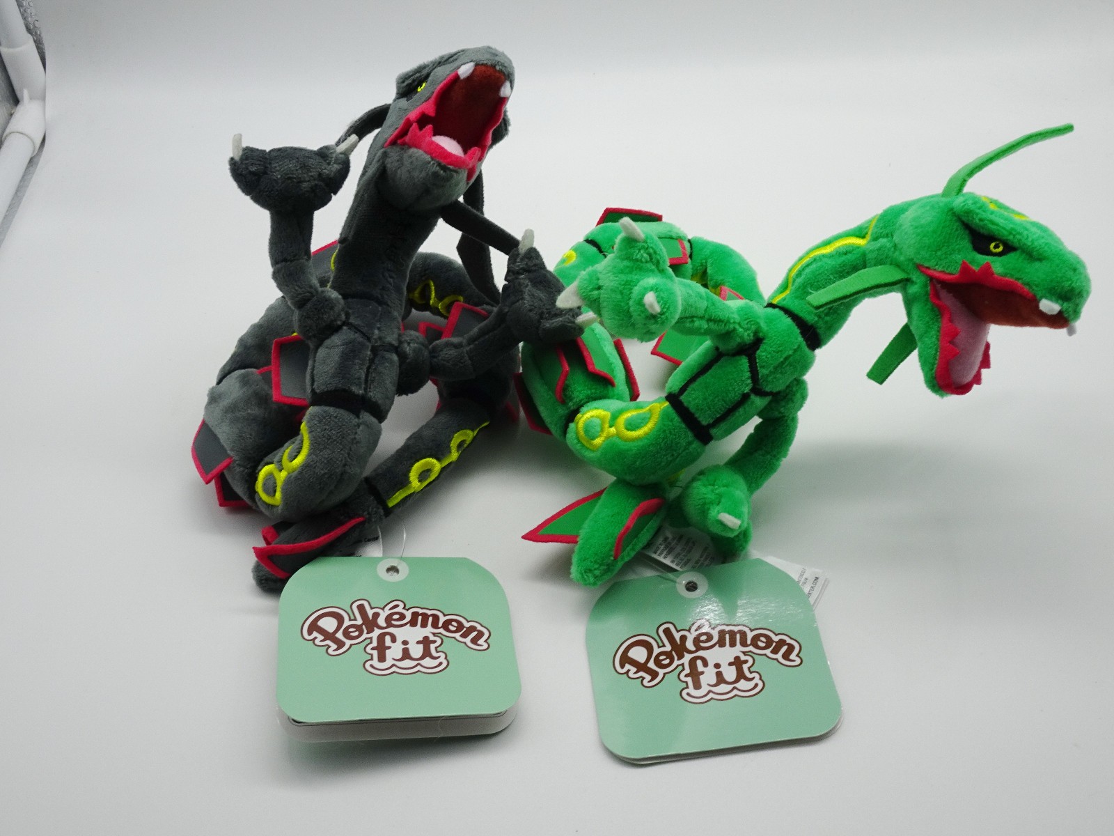 FedEx DDP Pokemon Center Fit Plush Rayquaza & Shiny Rayquaza Set Japan