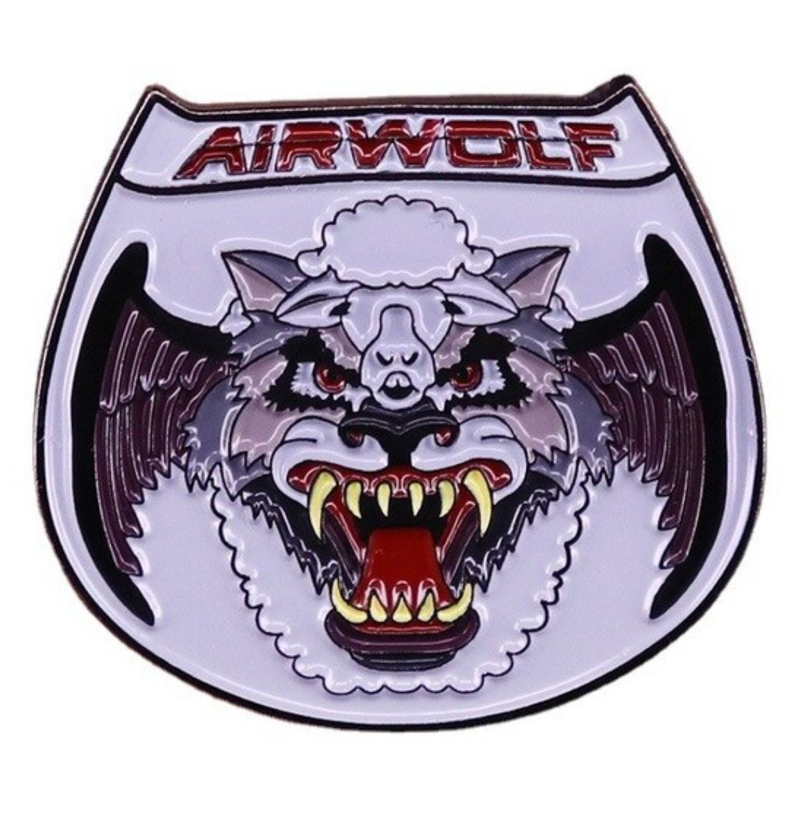 Airwolf Logo Air Wolf Helicopter 1980s TV Show 1.2\