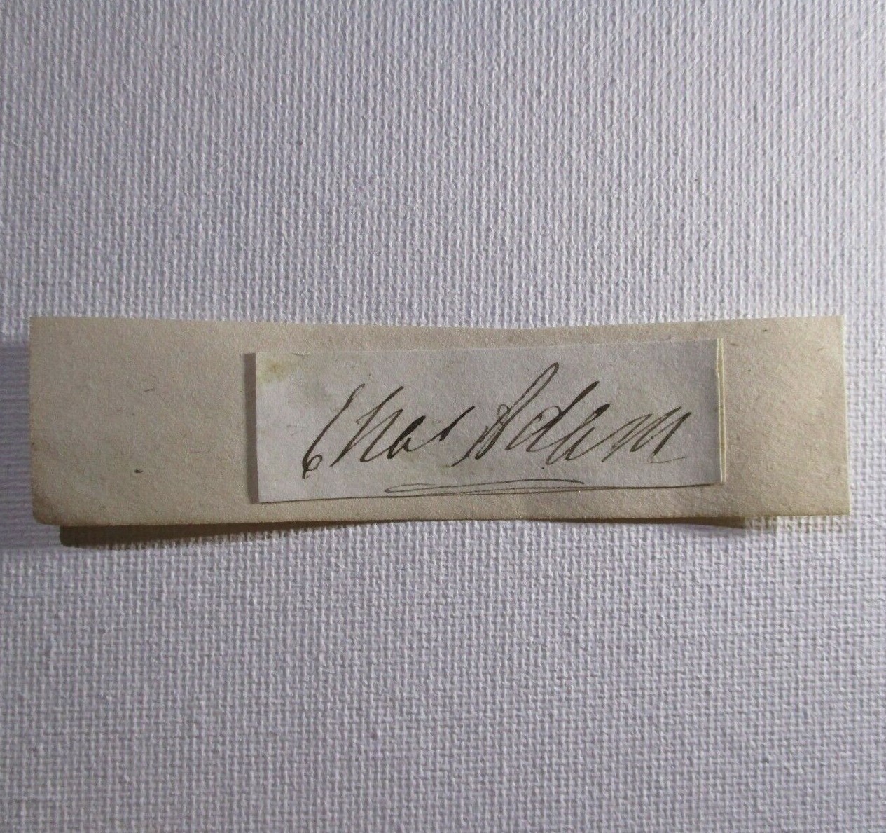 Sir Charles Adam, Admiral, Autograph, Signature, Signed 1780-1853 British naval Sir Charles Adam, Admiral, Autograph, Signature, Signed 1780-1853 British naval