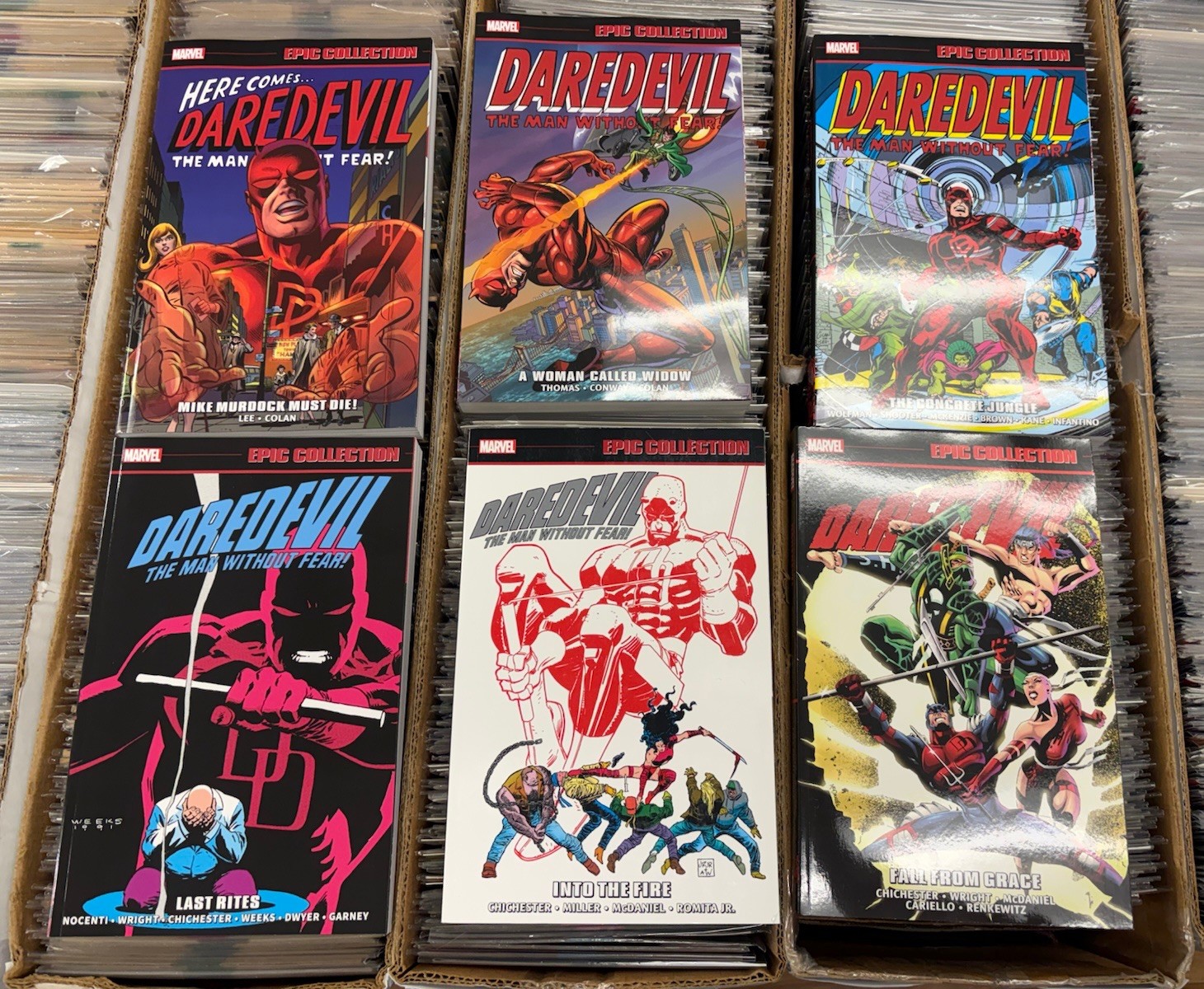 Daredevil Epic Collection TP Lot Vol 2 4 7 15 17 18 Marvel Comics Nocenti Miller Daredevil Epic Collection TP Lot Vol 2 4 7 15 17 18 Marvel Comics Nocenti Miller