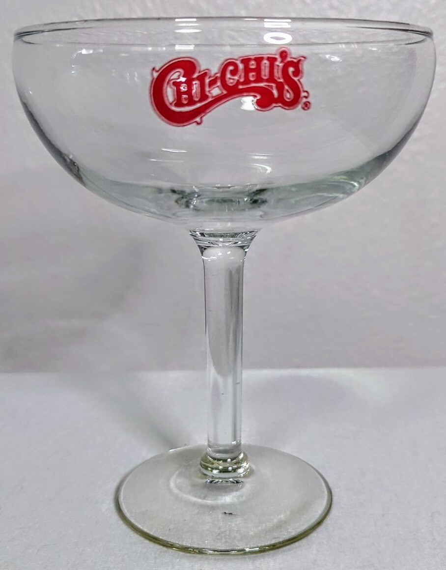 Vintage CHI-CHI'S Mexican Restaurant Margarita Glass 