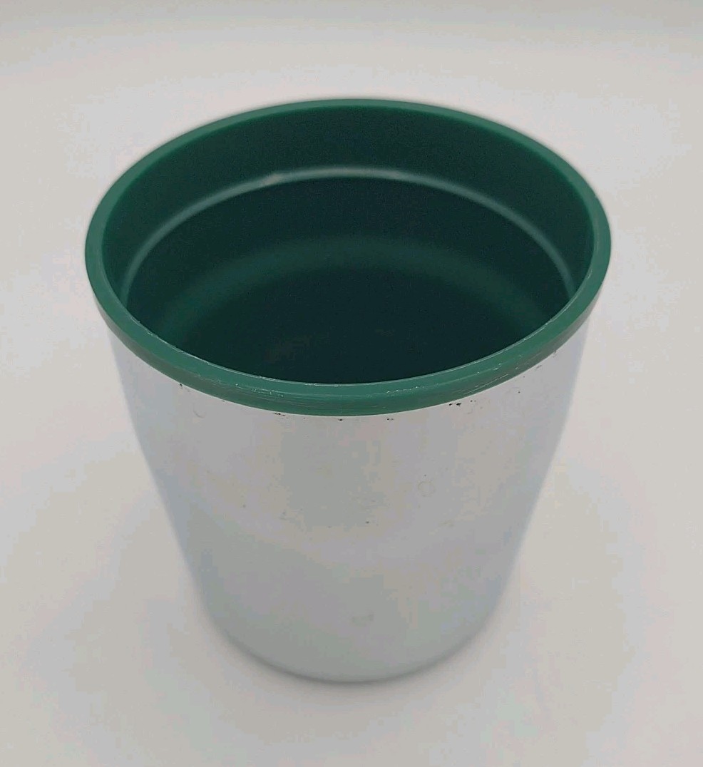 Vintage Aladdin Stanley Thermos Replacement Cup No. 100 Dark Green Fits A-944DH