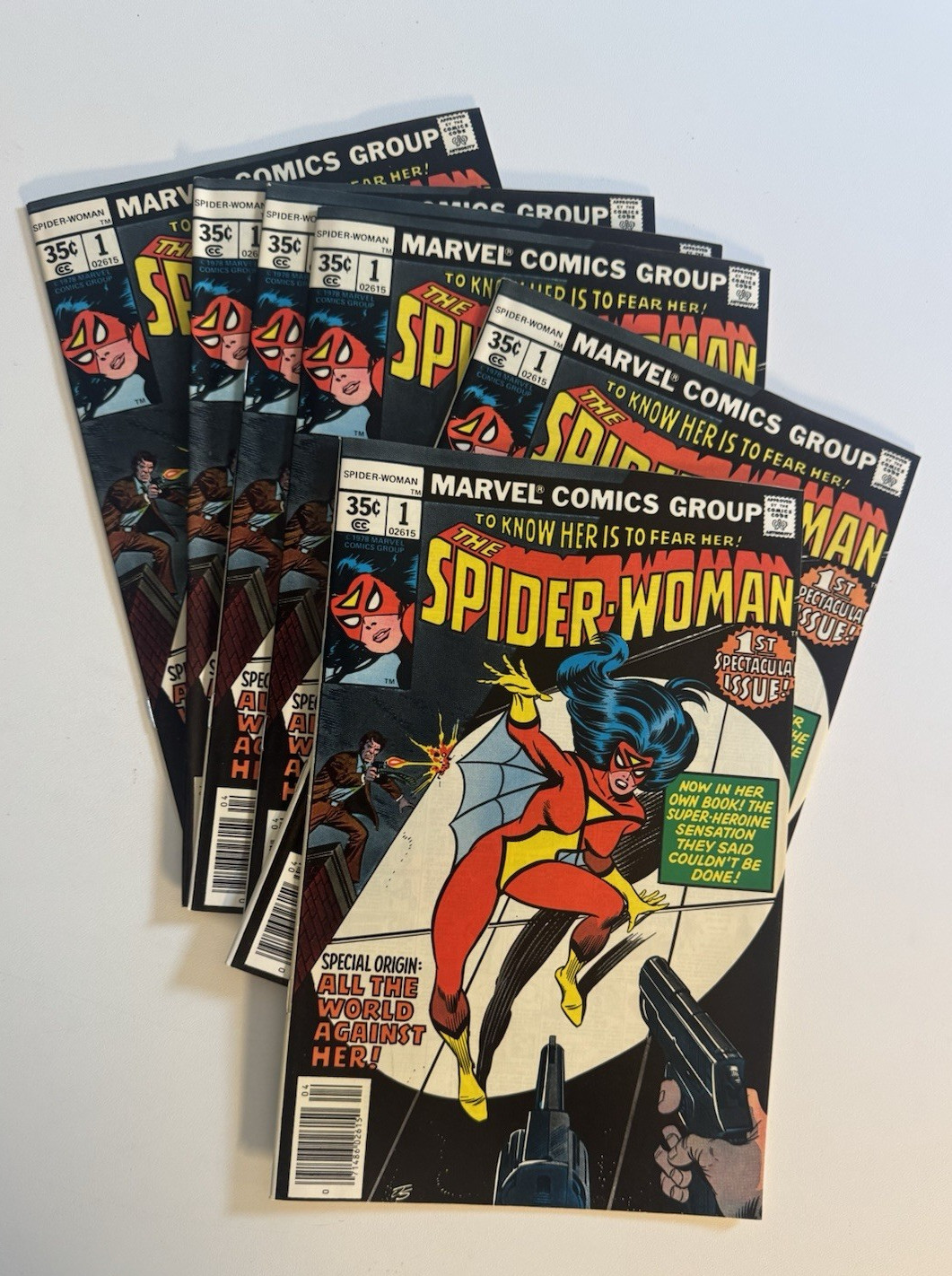 Spider-Woman #1 - 1978 Marvel Comics - Lot of 6