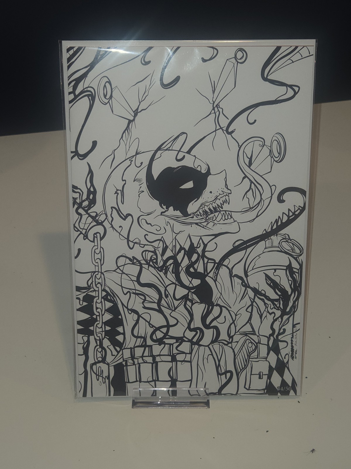 Gorkem Demir Venomized Absolute Batman B&W 34/50 SDCC Gorkem Demir Venomized Absolute Batman B&W 34/50 SDCC