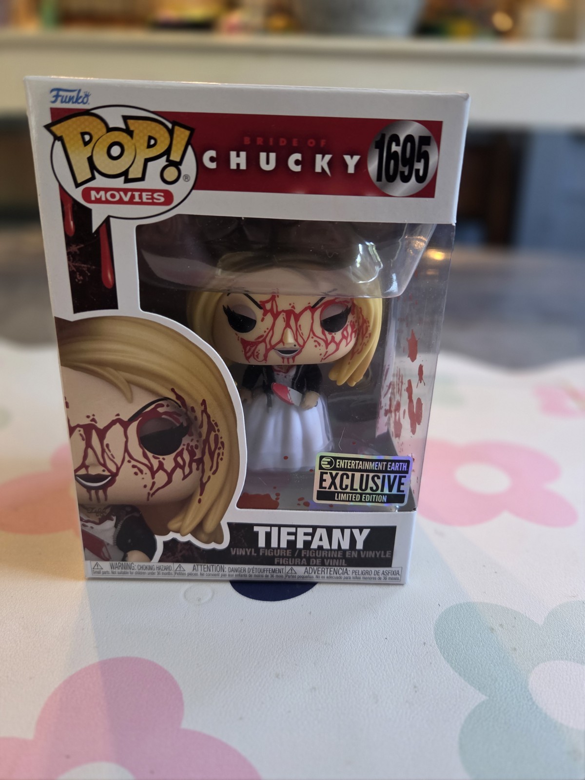 Funko Pop Bride of Chucky Tiffany Bloody  Vinyl Figure #1695 - EE Exc.