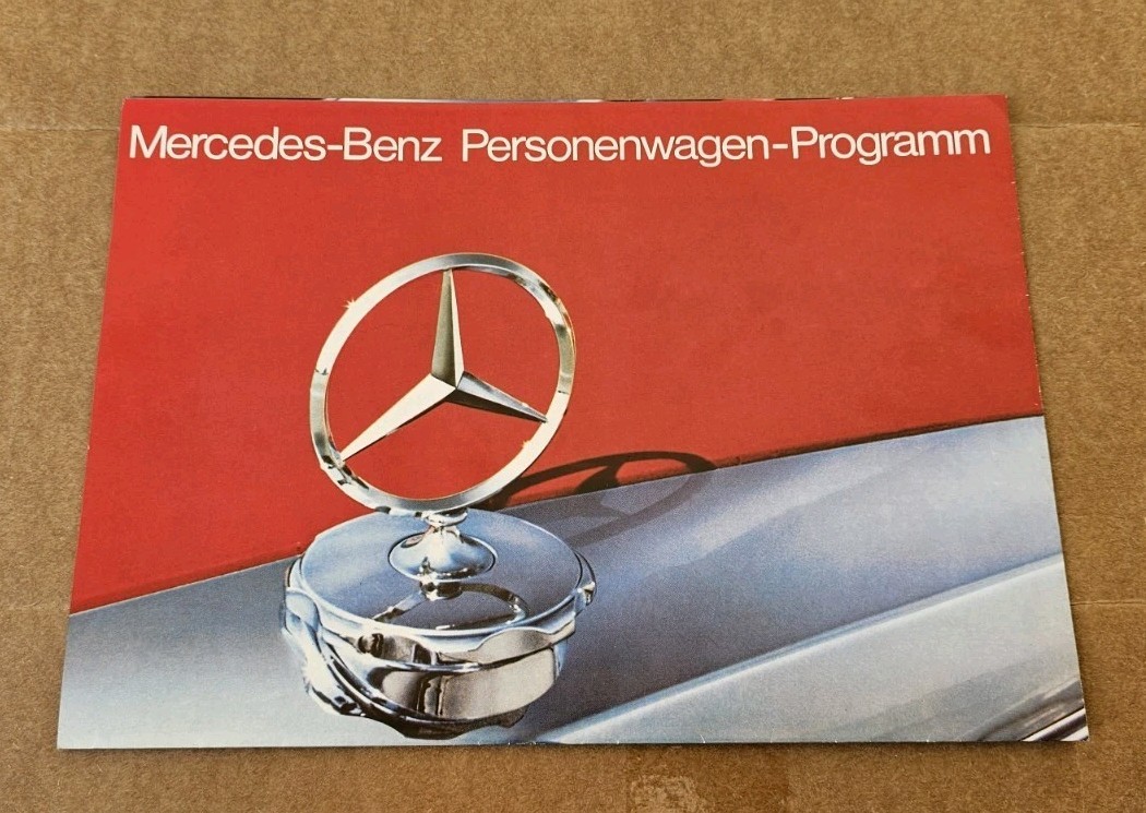 1973 Mercedes Brochure 280 350 450 SL SEL SLC 230 250 600 Personenwagen-Programm