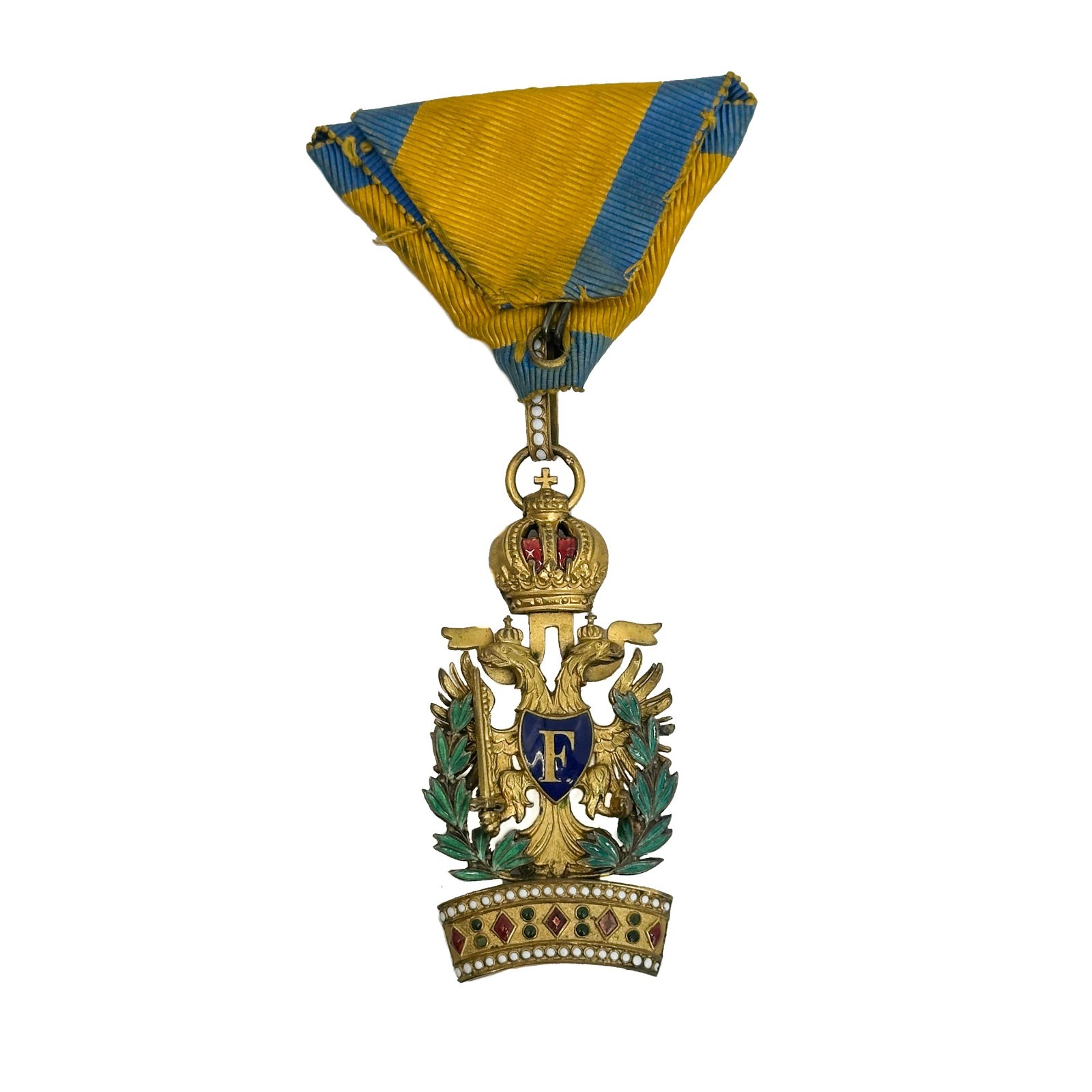 Austrian Empire Imperial Order Of The Iron Crown 3 Class Knight Cross w/Box