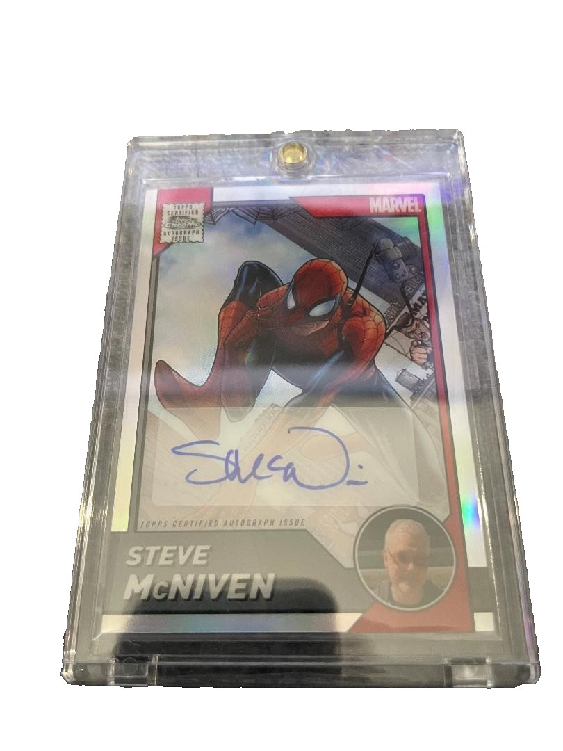 Spider-Man Steve McNiven Auto 2025 Topps Marvel 