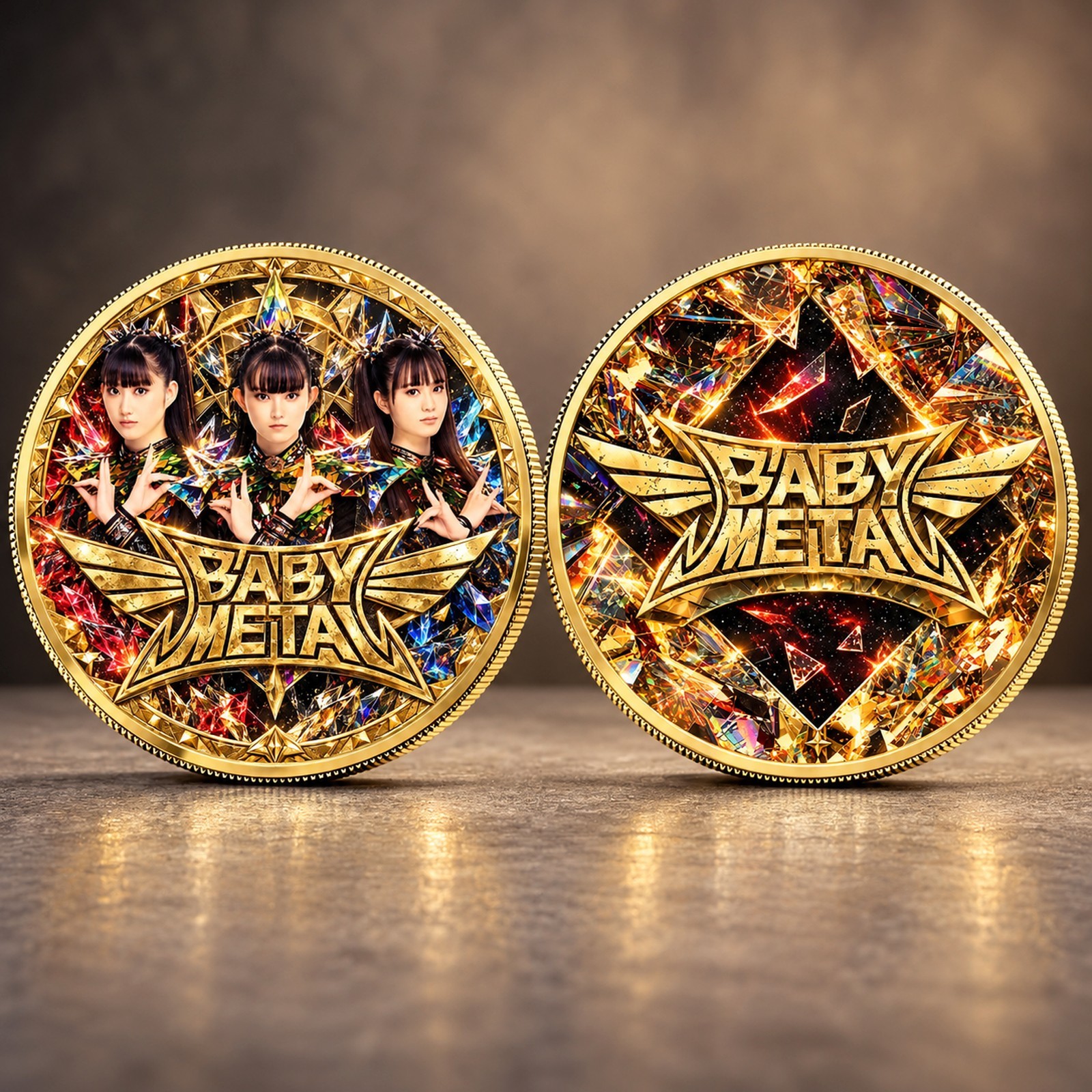 Babymetal World Tour 2026 Coin Commemorative Merch Best Gifts For Metalheads Babymetal World Tour 2026 Coin Commemorative Merch Best Gifts For Metalheads