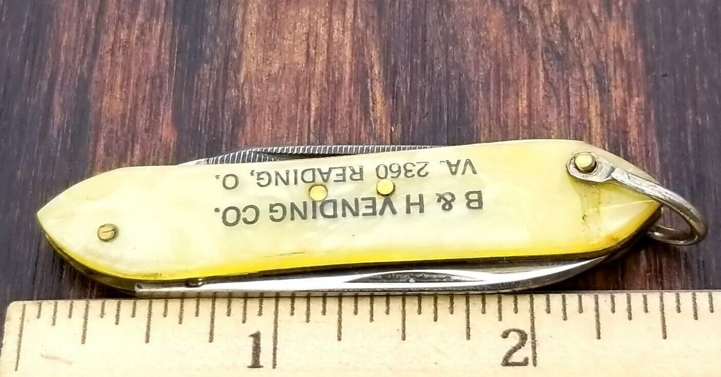 Vintage Royal Brand Advertising Gents Folding Pocket Knife Made in USA