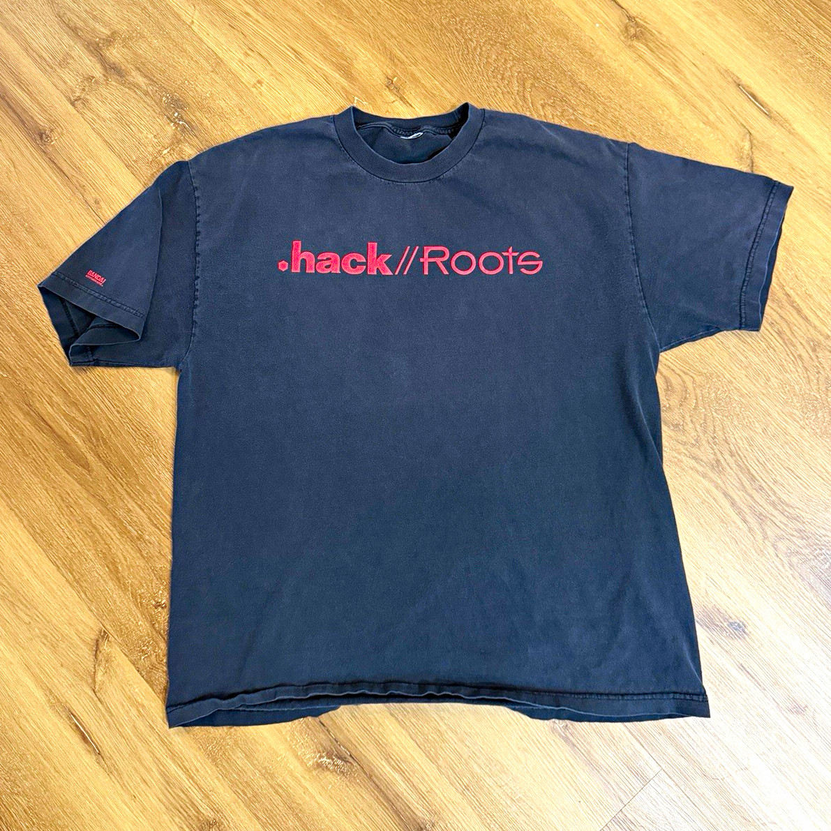 Bandai Entertainment .hack Roots Black Graphic Anime T-Shirt size L