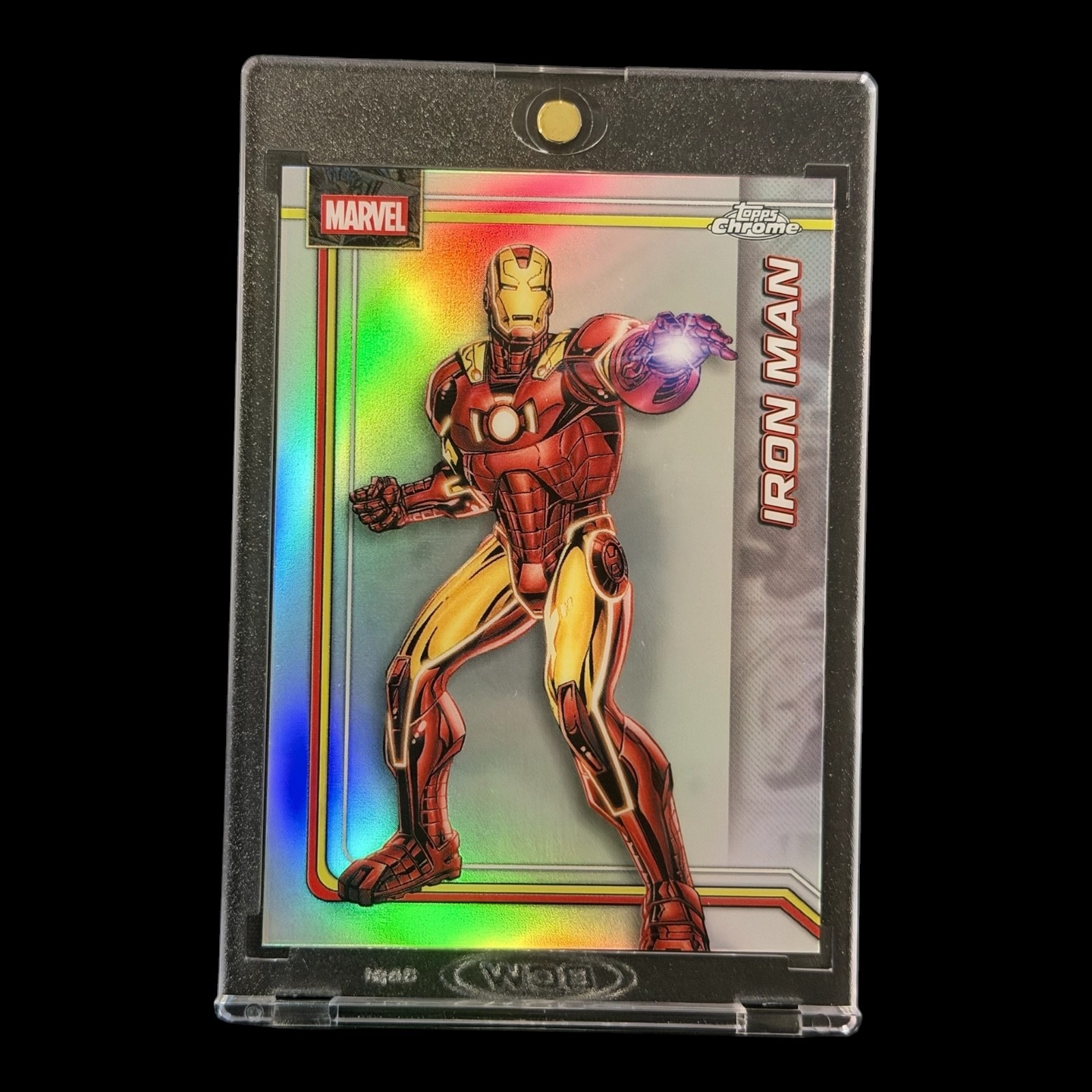 Iron Man REFRACTOR TOPPS CHROME MARVEL CARD MINT Iron Man REFRACTOR TOPPS CHROME MARVEL CARD MINT