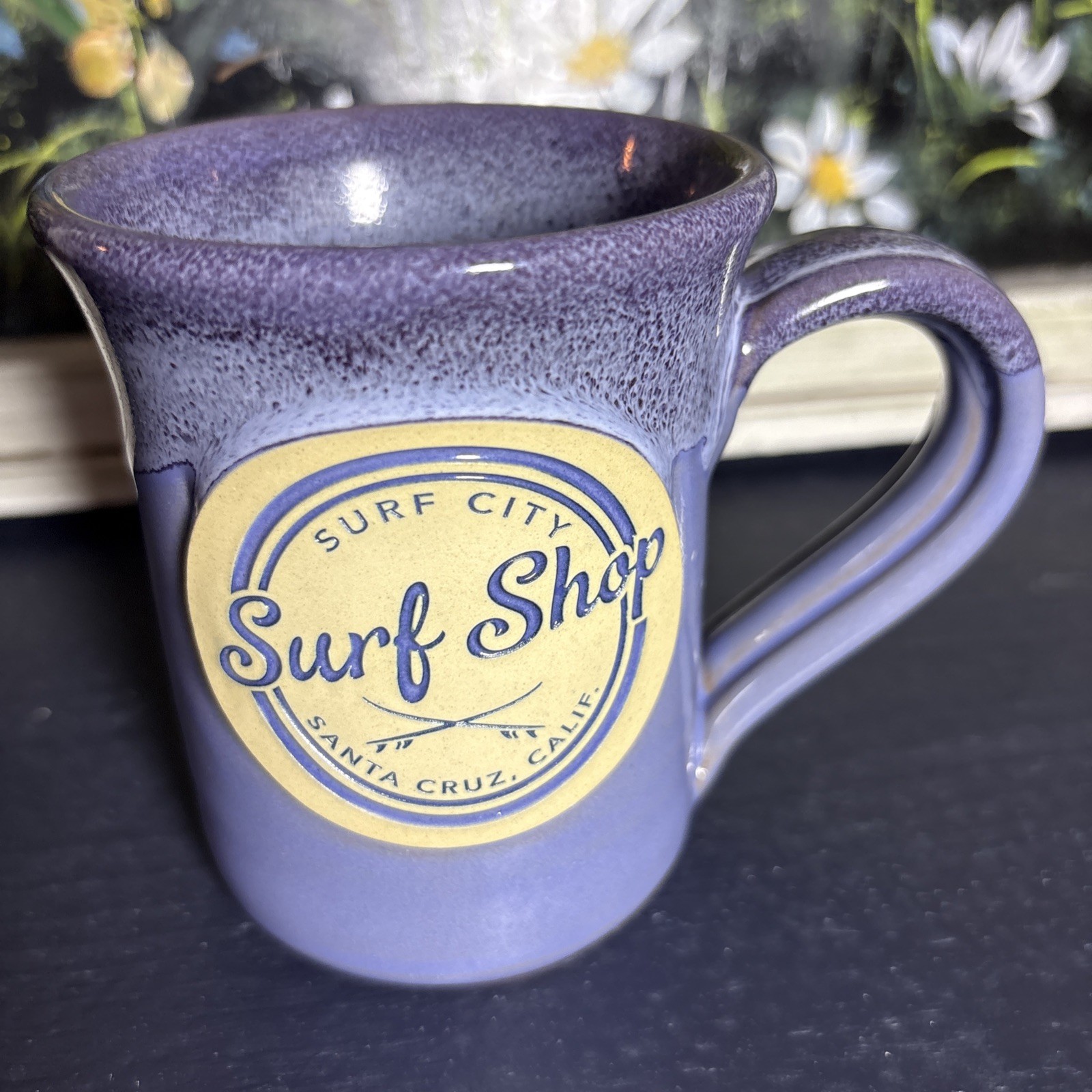 Surf City Surf Shop Deneen Pottery 2018 hand thrown 12 oz coffee tea mug 4 Surf City Surf Shop Deneen Pottery 2018 hand thrown 12 oz coffee tea mug 4