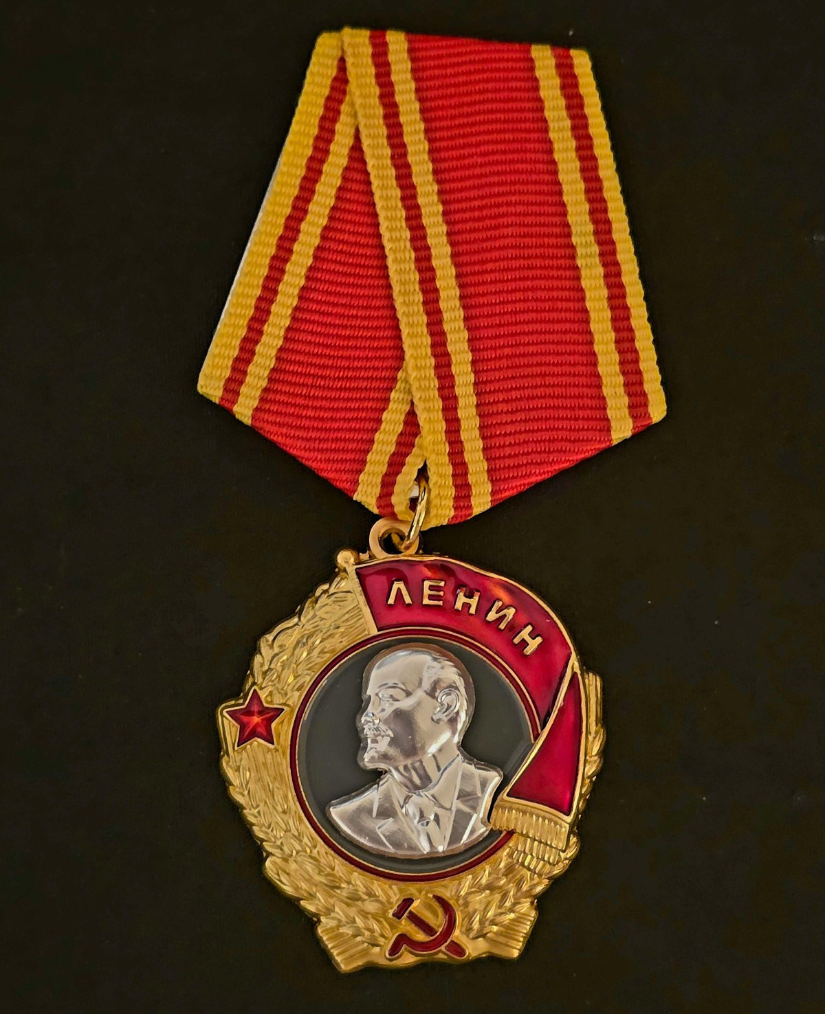 Russia Soviet Union Order of Lenin Medal USSR CCCP 925 Pure Silver Portrait Rare Russia Soviet Union Order of Lenin Medal USSR CCCP 925 Pure Silver Portrait Rare