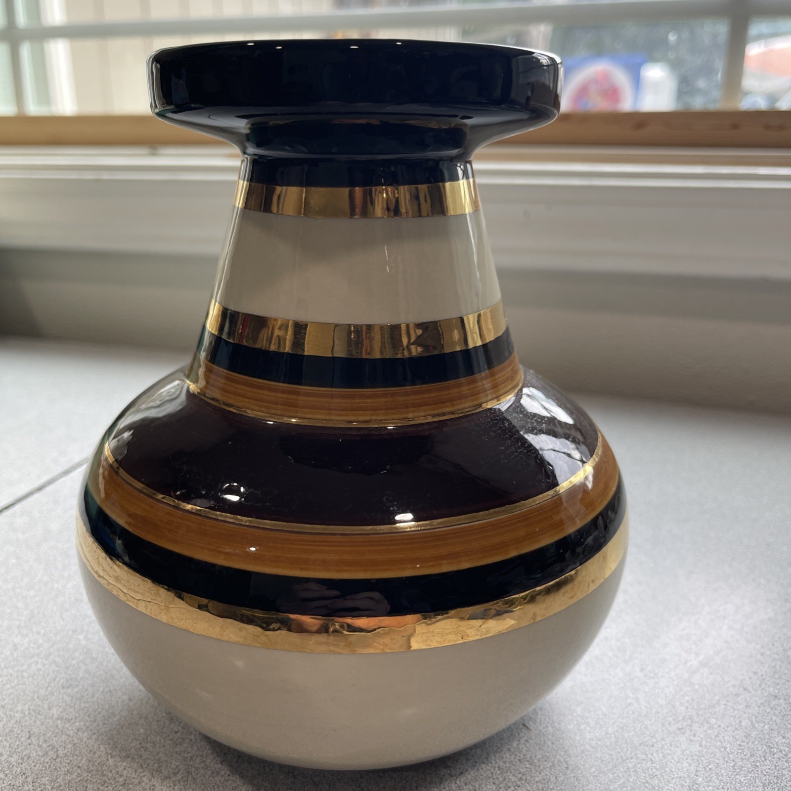 Vintage Aldo Londi Bitossi Rosenthal Better Pottery Vase MCM Vintage Aldo Londi Bitossi Rosenthal Better Pottery Vase MCM