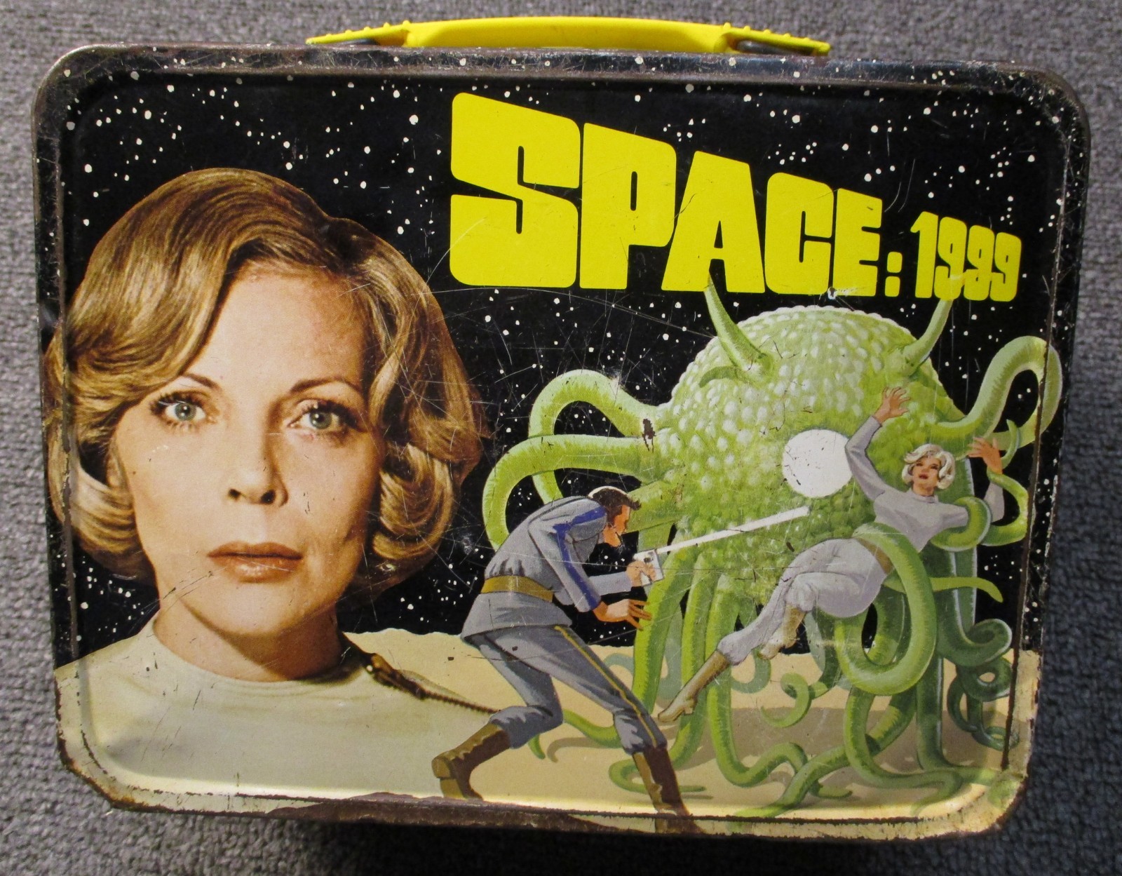 Vintage 1975 Space: 1999 Metal Lunchbox with Thermos, King-Seeley, Retro Sci-Fi
