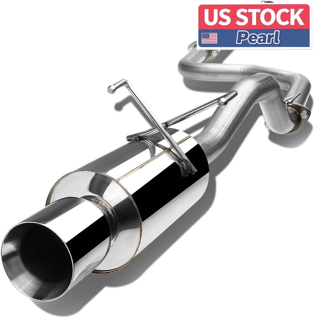DNA MOTORING CBE-HC922-NRT Stainless Steel Mid-to-Rear Exhaust System