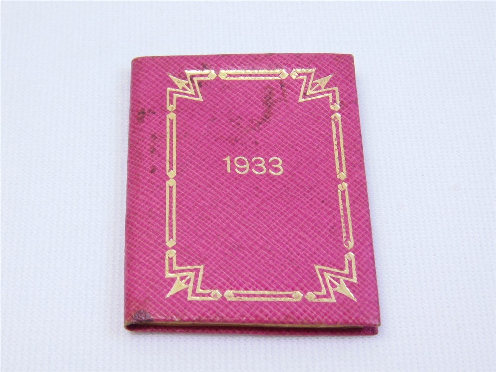 Vtg 1933 Keystone Engagement Calendar & Stamp Case CF RUMPP & SONS UNUSED Vtg 1933 Keystone Engagement Calendar & Stamp Case CF RUMPP & SONS UNUSED