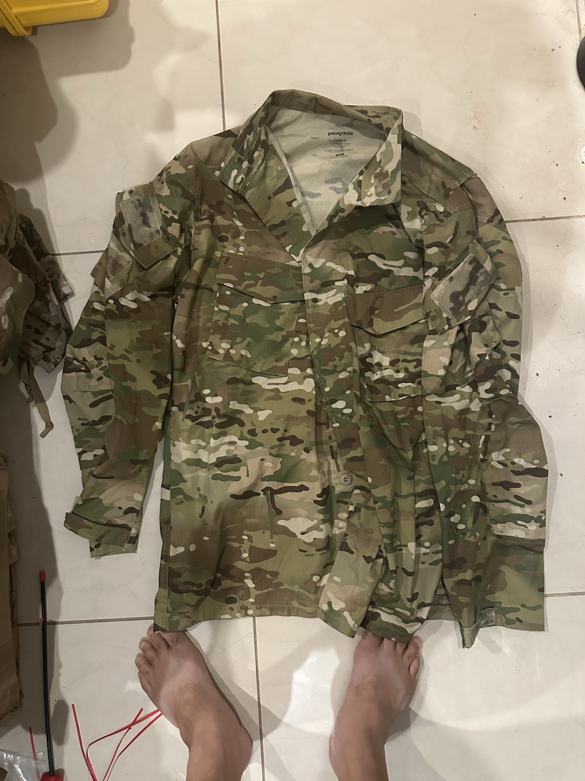 Patagonia L9 Field Shirt Large Regular Multicam