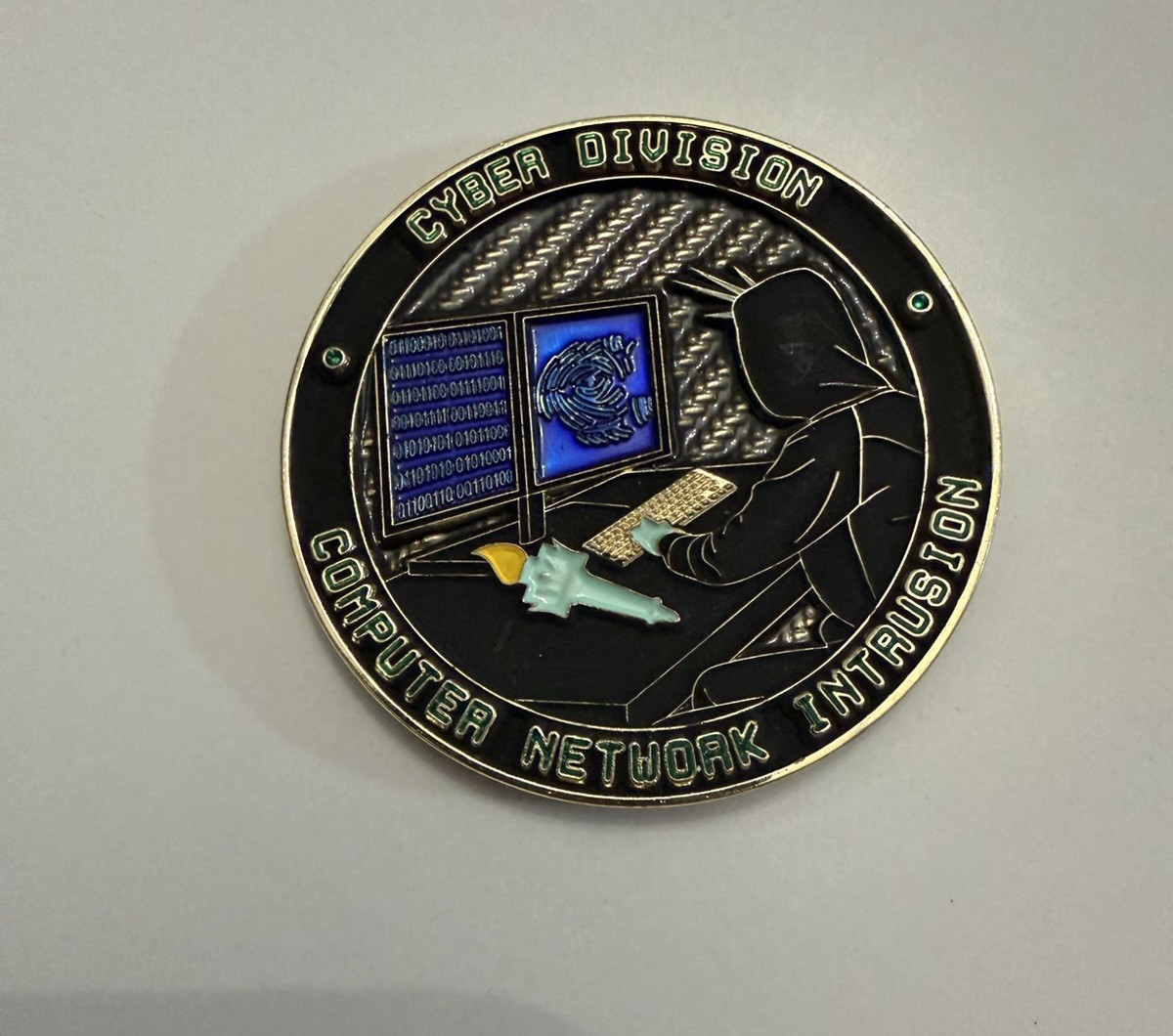 NYPD NEW YORK FIELD OFFICE HSI CYBER DIVISION COMPUTER Police Challenge COIN NYPD NEW YORK FIELD OFFICE HSI CYBER DIVISION COMPUTER Police Challenge COIN