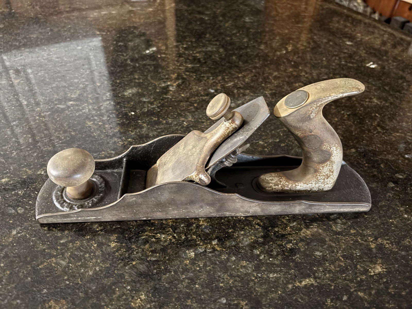 Vintage Rare Chaplins Tower &Lyon No 6 Jack Plane 12” Long With Iron Handles 