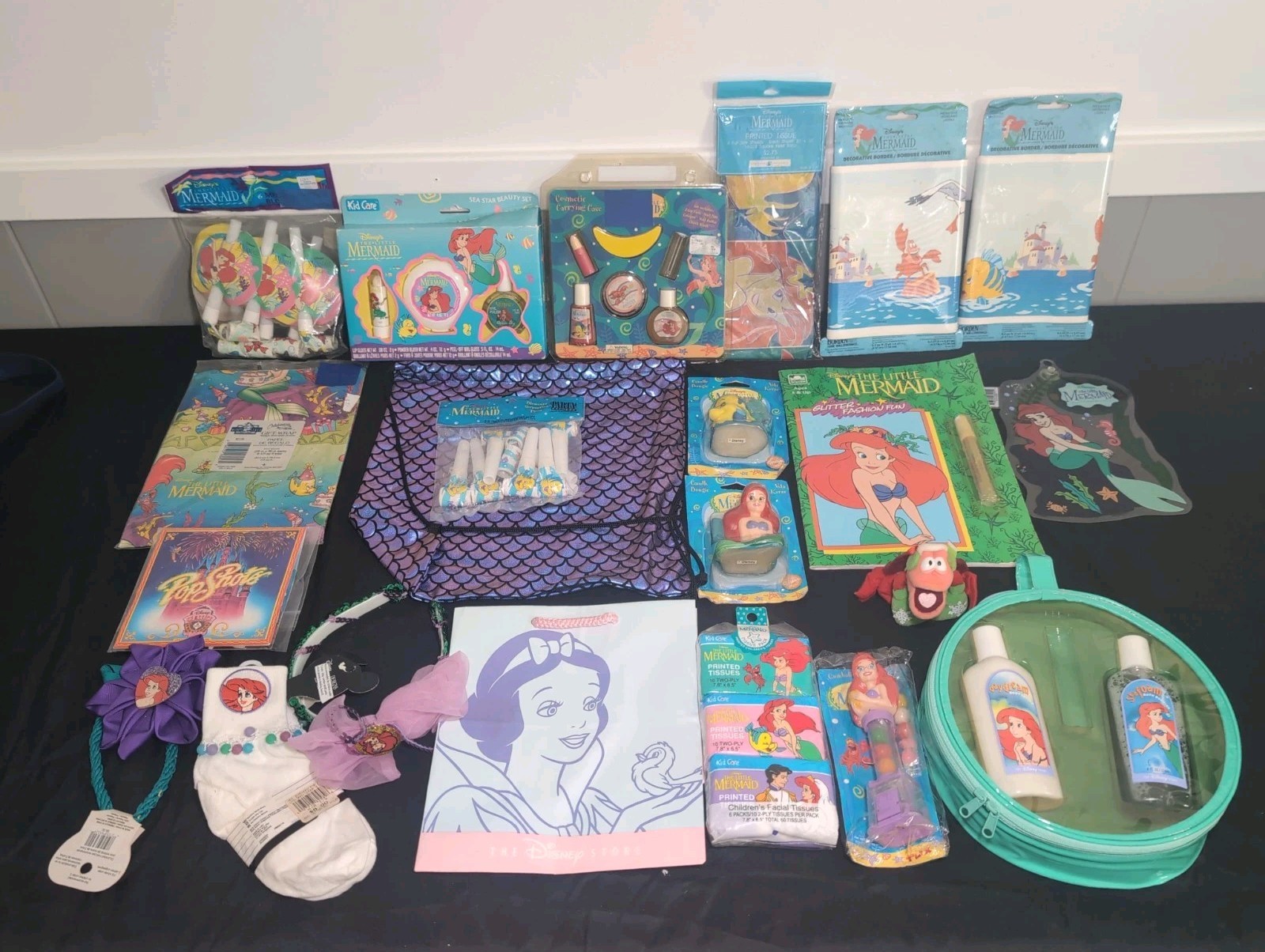 🐸 Huge Vintage Disney Little Mermaid Lot Of 22 New 90s Birthday Beauty Misc 🐸 Huge Vintage Disney Little Mermaid Lot Of 22 New 90s Birthday Beauty Misc