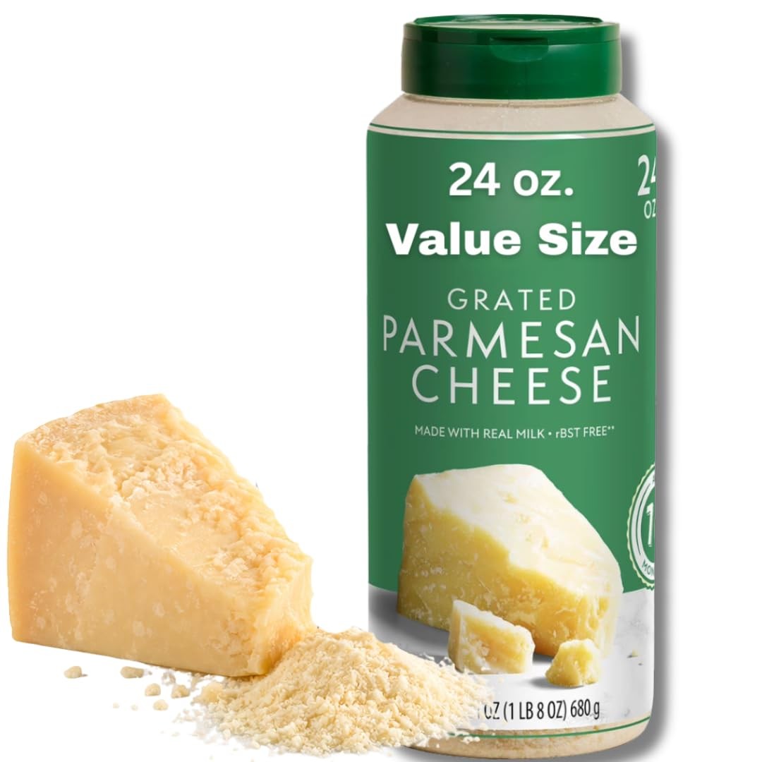 Finely Grated Parmesan Cheese 24 oz, Aged 10 Months