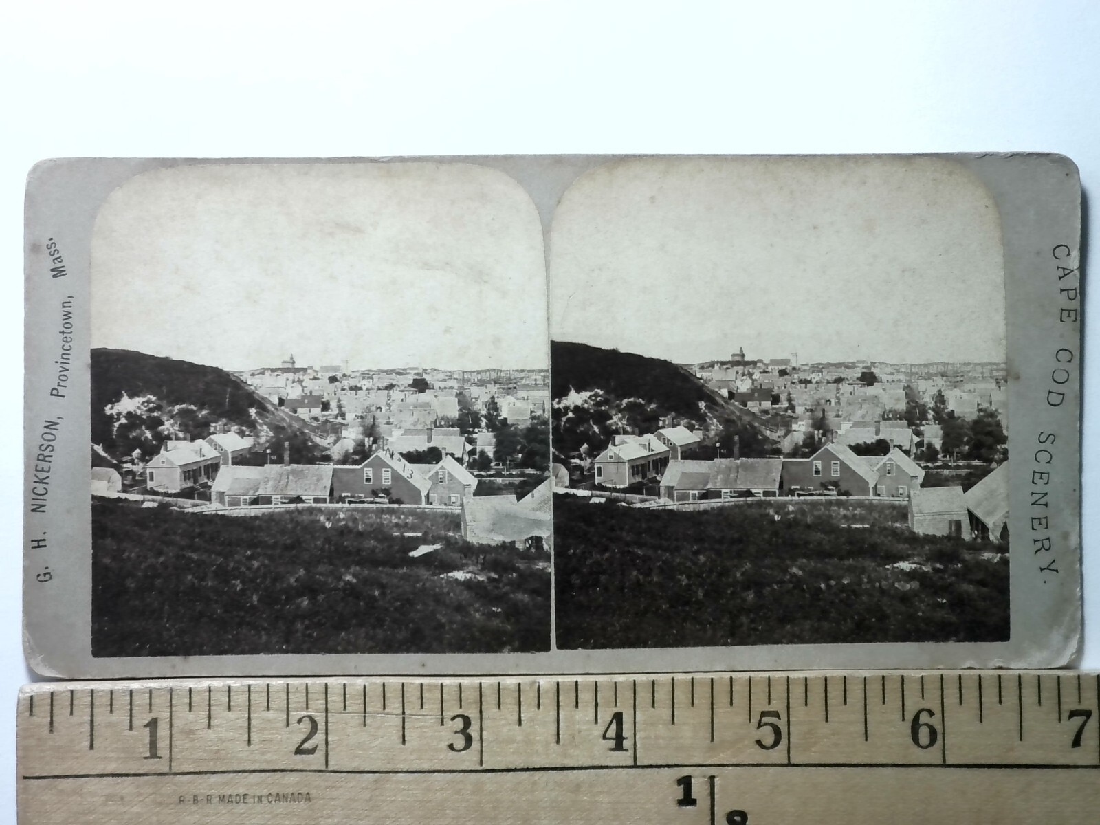 Provincetown Mass Stereoview G. H. Nickerson Cape Cod Scenery 1870s Provincetown Mass Stereoview G. H. Nickerson Cape Cod Scenery 1870s