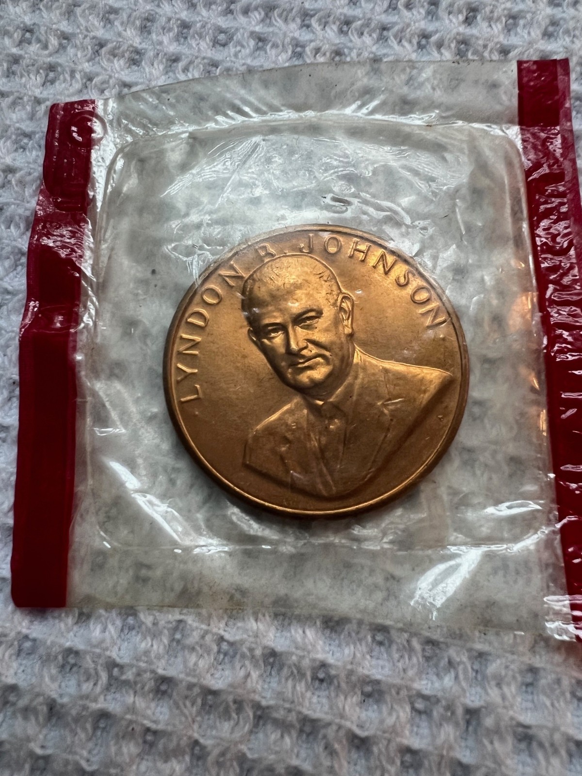 ▌1965 Lyndon B Johnson Inauguration Medallion Coin Sealed Uncirculated $4 Ship