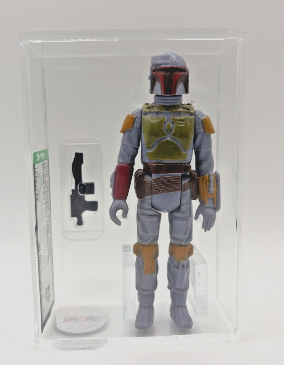 Vintage Boba Fett Loose Figure HK 1979 Star Wars Kenner🔥AFA 85🔥Gem case