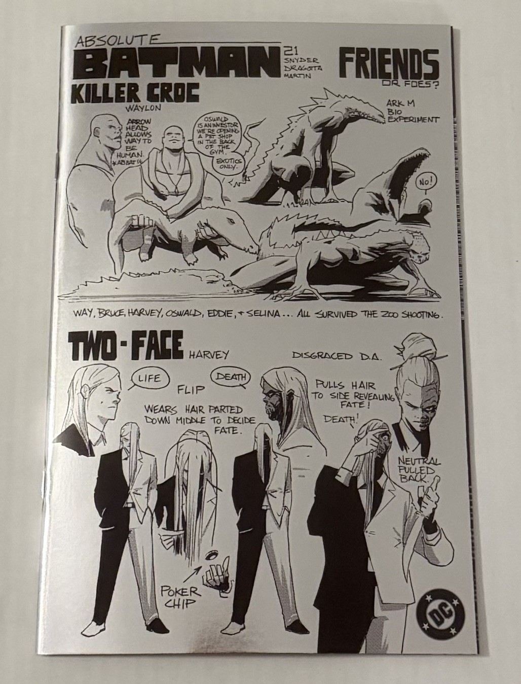 ABSOLUTE BATMAN #21 FELIX COMIC ART NICK DRAGOTTA DESIGN EXCLUSIVE FOIL ABSOLUTE BATMAN #21 FELIX COMIC ART NICK DRAGOTTA DESIGN EXCLUSIVE FOIL