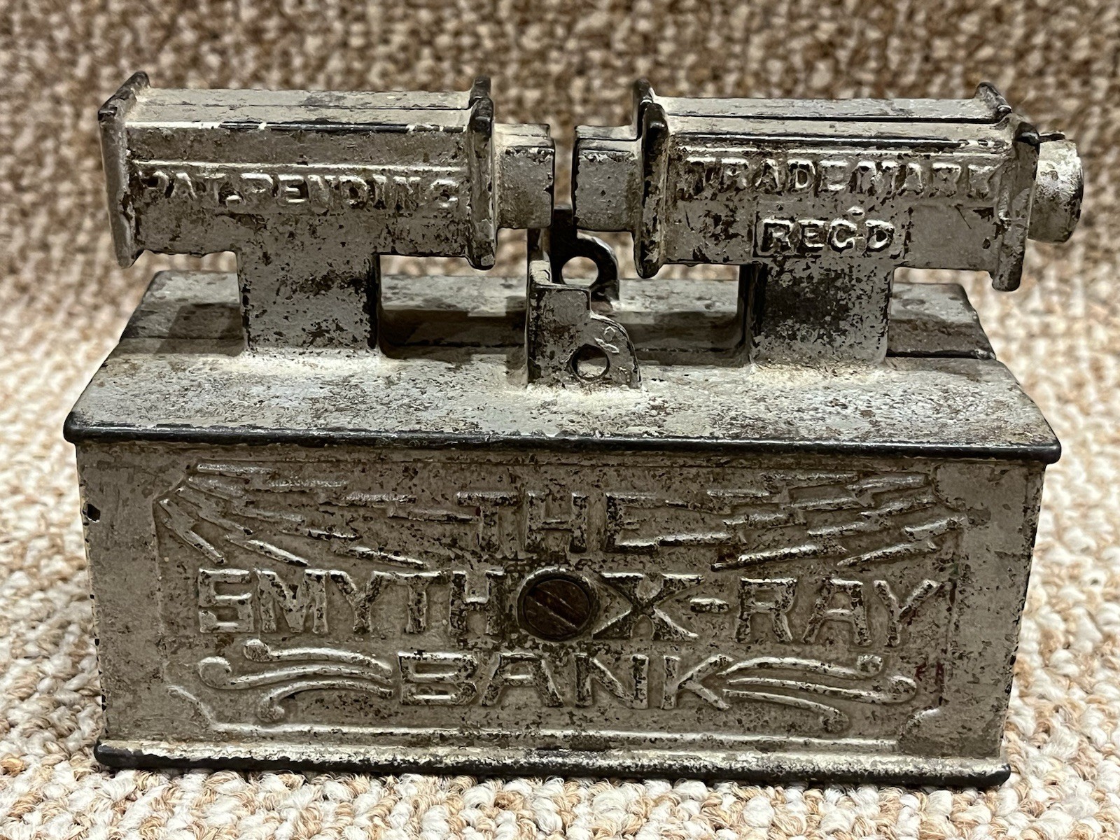 For Parts Antique 1898 Smyth X Ray Cast Iron Mechanical Bank Original See Descr For Parts Antique 1898 Smyth X Ray Cast Iron Mechanical Bank Original See Descr