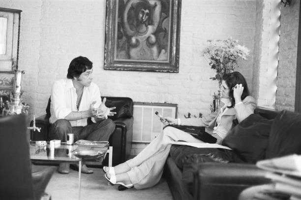 Bob Guccione seen here during an interview 13th June 1973 Bob Gucc- Old Photo 3