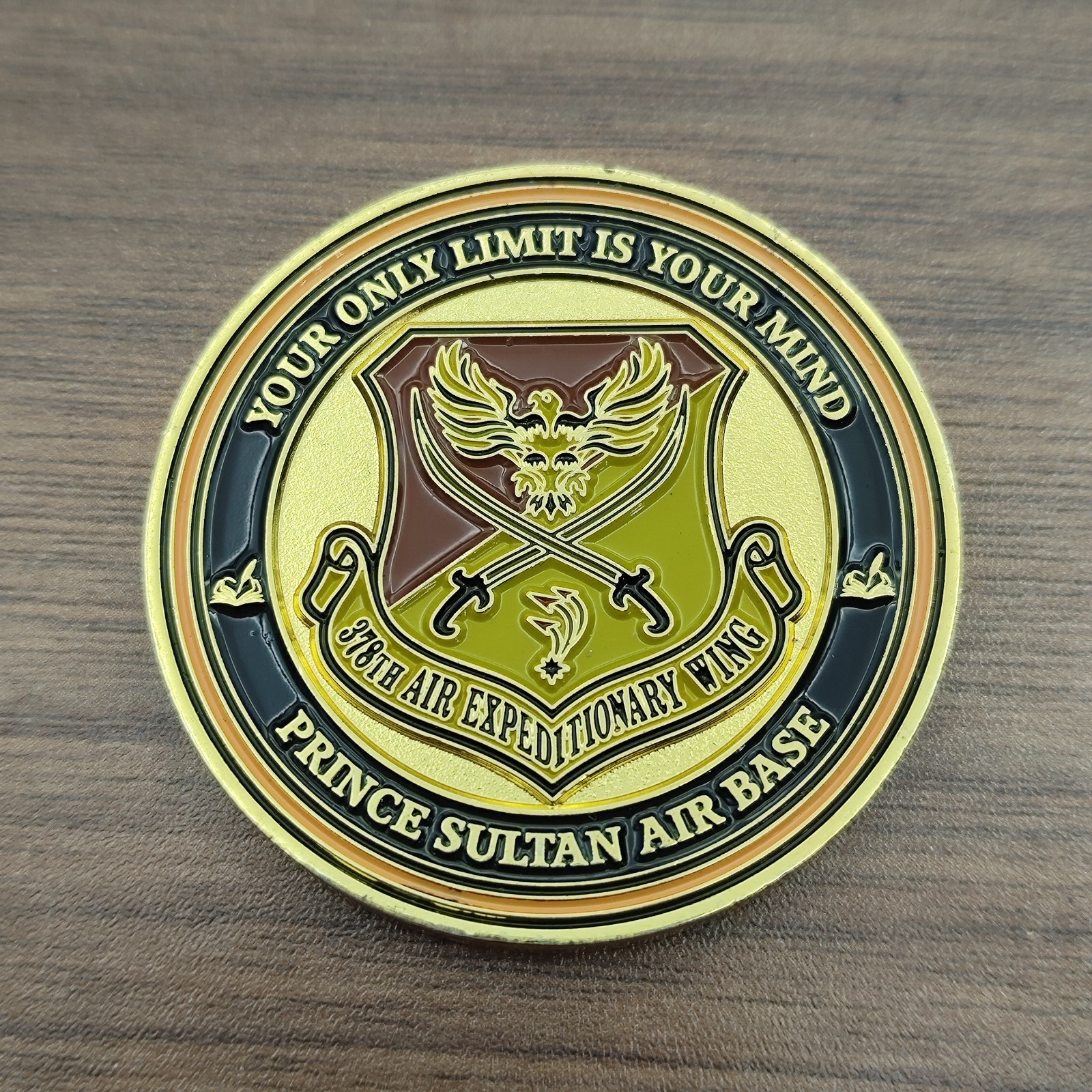 378th Air Expeditionary Wing Prince Sultan Air Base Saudi Challenge Coin