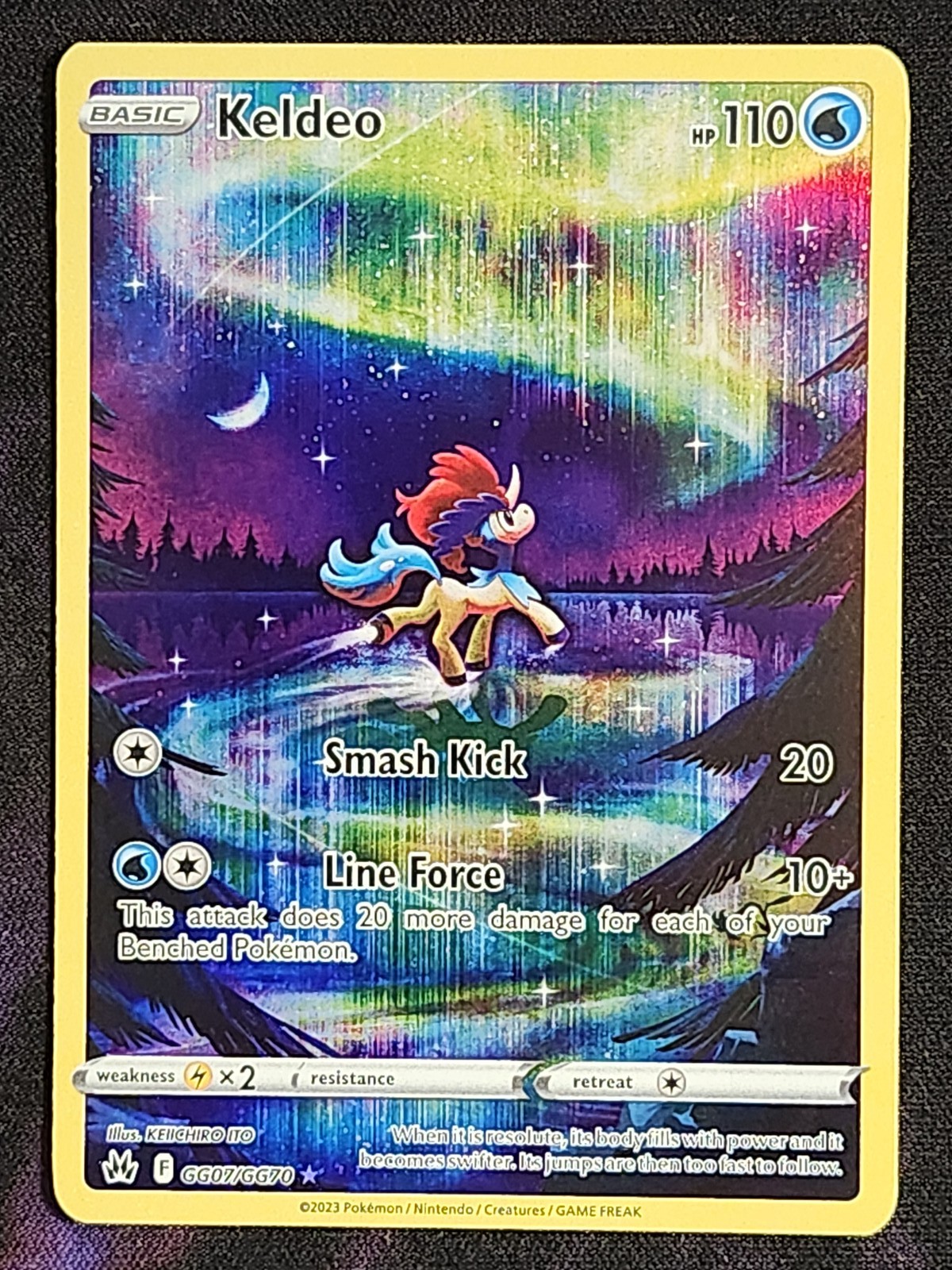 Pokemon Keldeo GG07/GG70 Crown Zenith CRZ