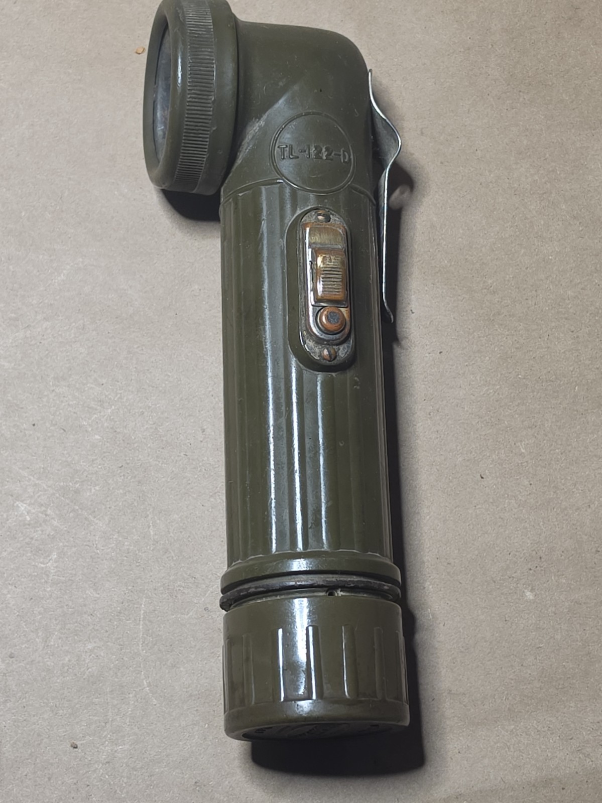 WW2 US MILITARY USMC/US ARMY TL-122-B BRIGHTSTAR FIELD FLASHLIGHT  \