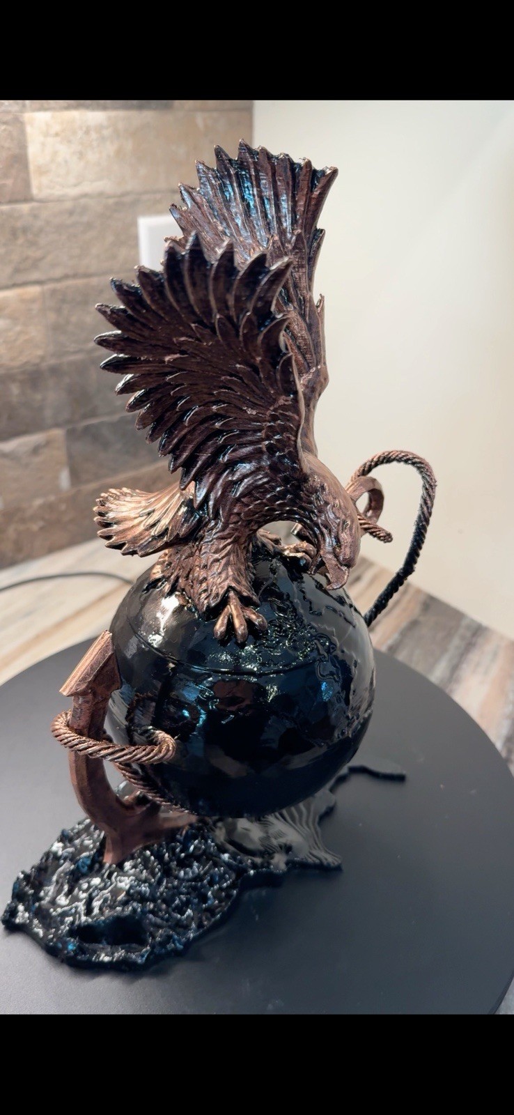3d Printed USMC Eagle Globe And Anchor Display 9” Height 3d Printed USMC Eagle Globe And Anchor Display 9” Height