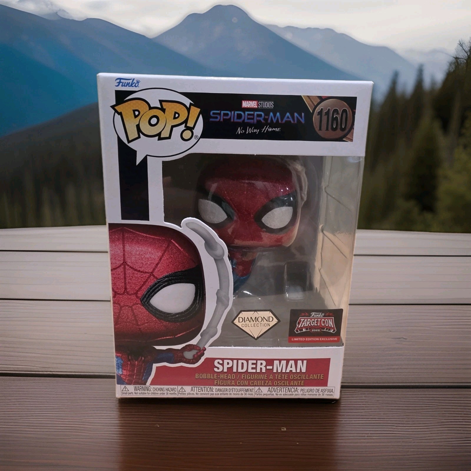 2022 FUNKO POP MARVEL STUDIOS SPIDER-MAN NO WAY HOME DIAMOND COLLECTION 1160 NEW