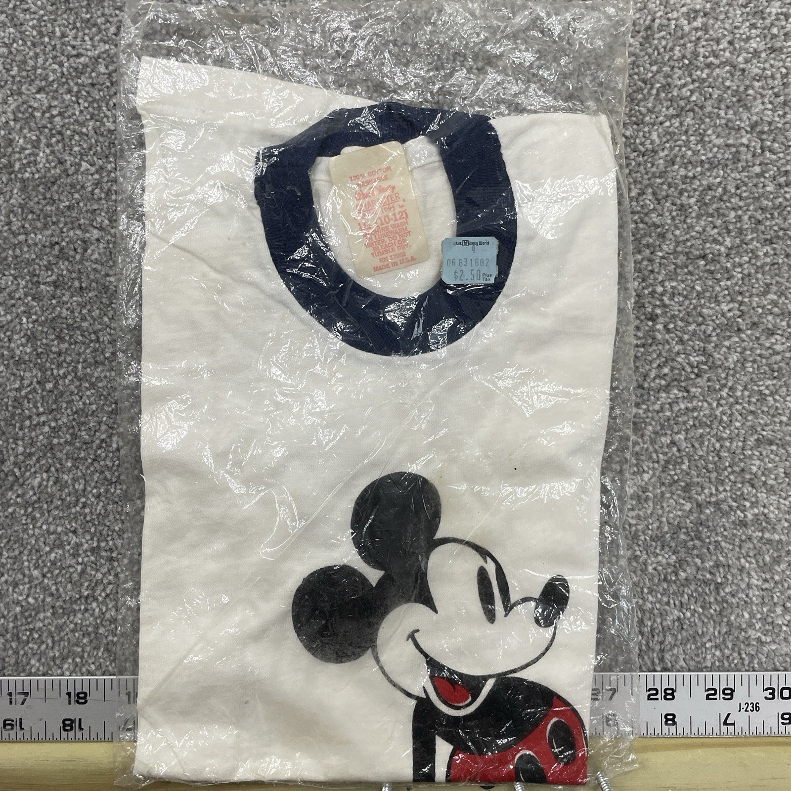 70s 80s Mickey Mouse Ringer Tee Shirt Walt Disney World Youth L Tropix Togs USA 70s 80s Mickey Mouse Ringer Tee Shirt Walt Disney World Youth L Tropix Togs USA