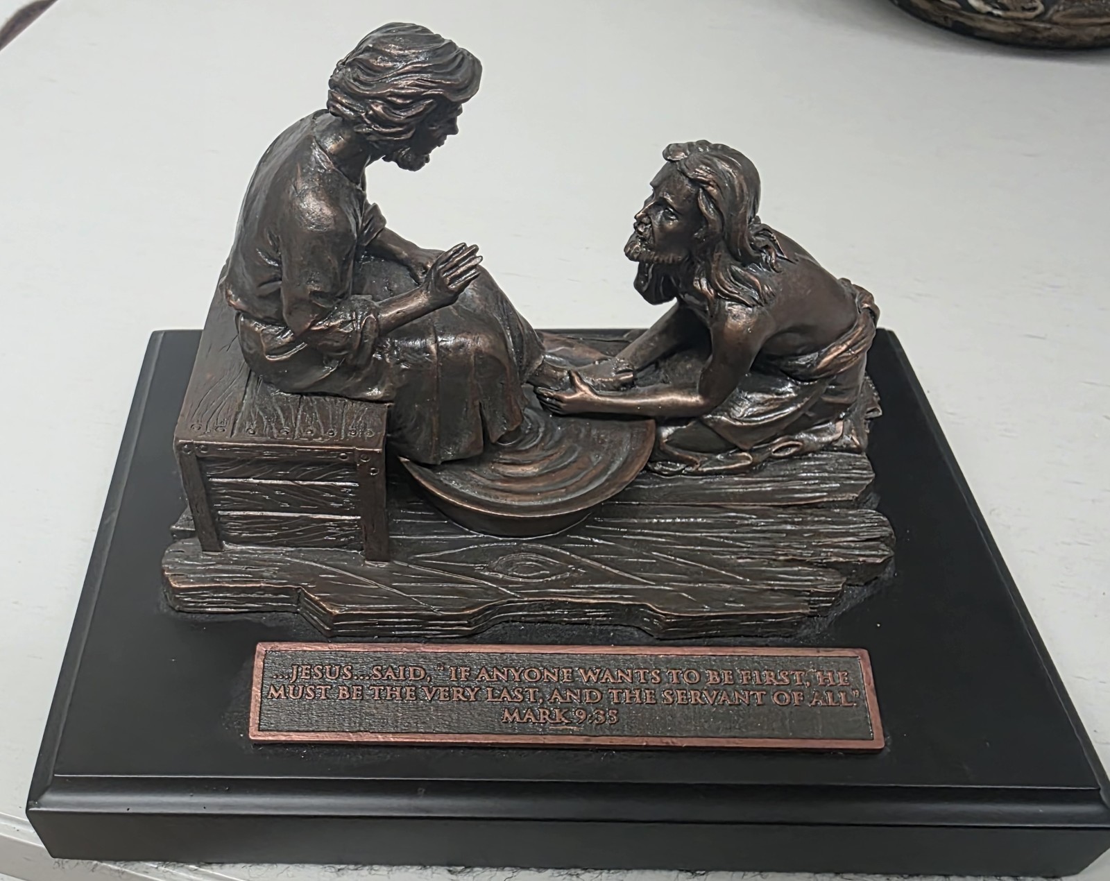 Lighthouse Christian Products First Shall be Last Servant Bronzelike Finish 5... Lighthouse Christian Products First Shall be Last Servant Bronzelike Finish 5...