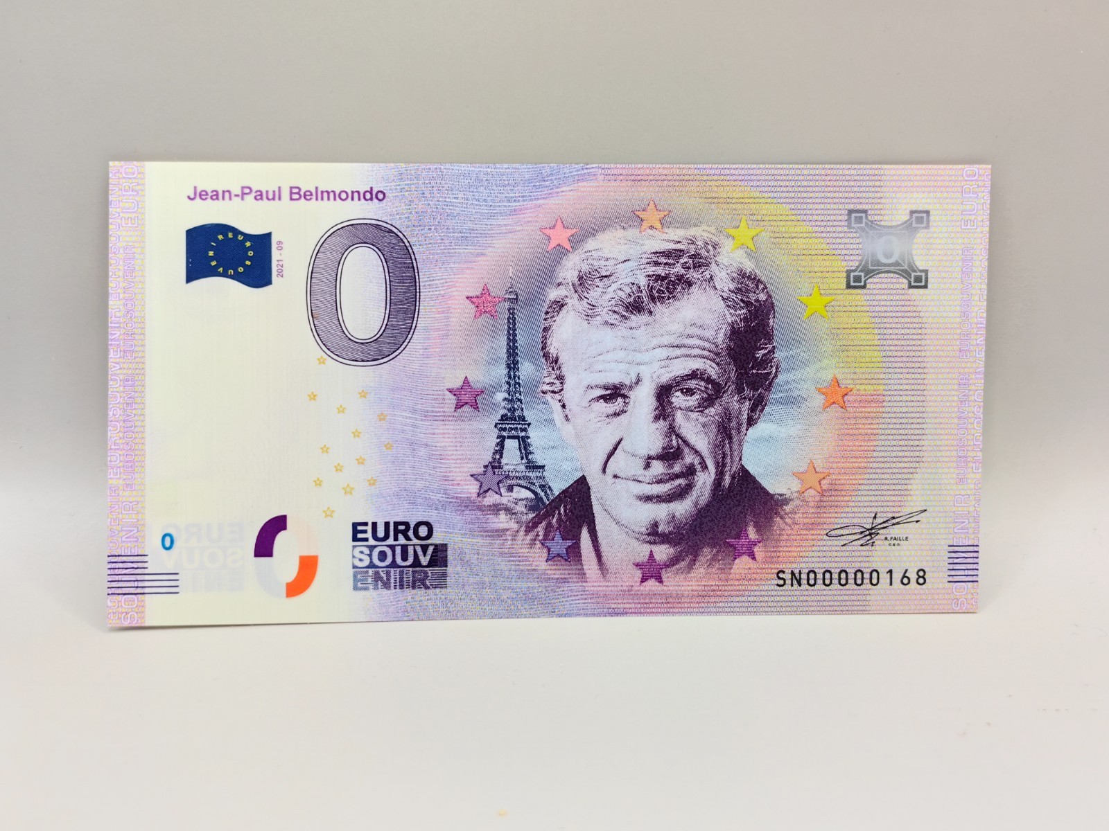 0 Euro Note 2021 · Jean - Paul Belmondo · Souvenir o Zero € Banknote 0 Euro Note 2021 · Jean - Paul Belmondo · Souvenir o Zero € Banknote