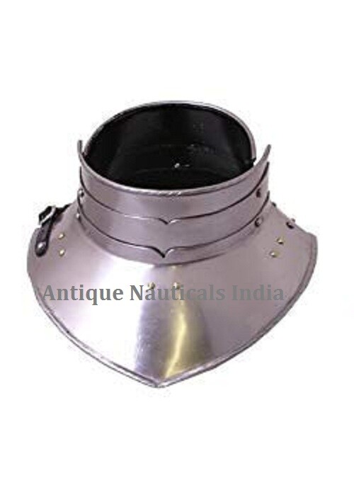 Medieval Gorget Armor 13 Century French Gorget Larp Reenactment Armor Costume Medieval Gorget Armor 13 Century French Gorget Larp Reenactment Armor Costume