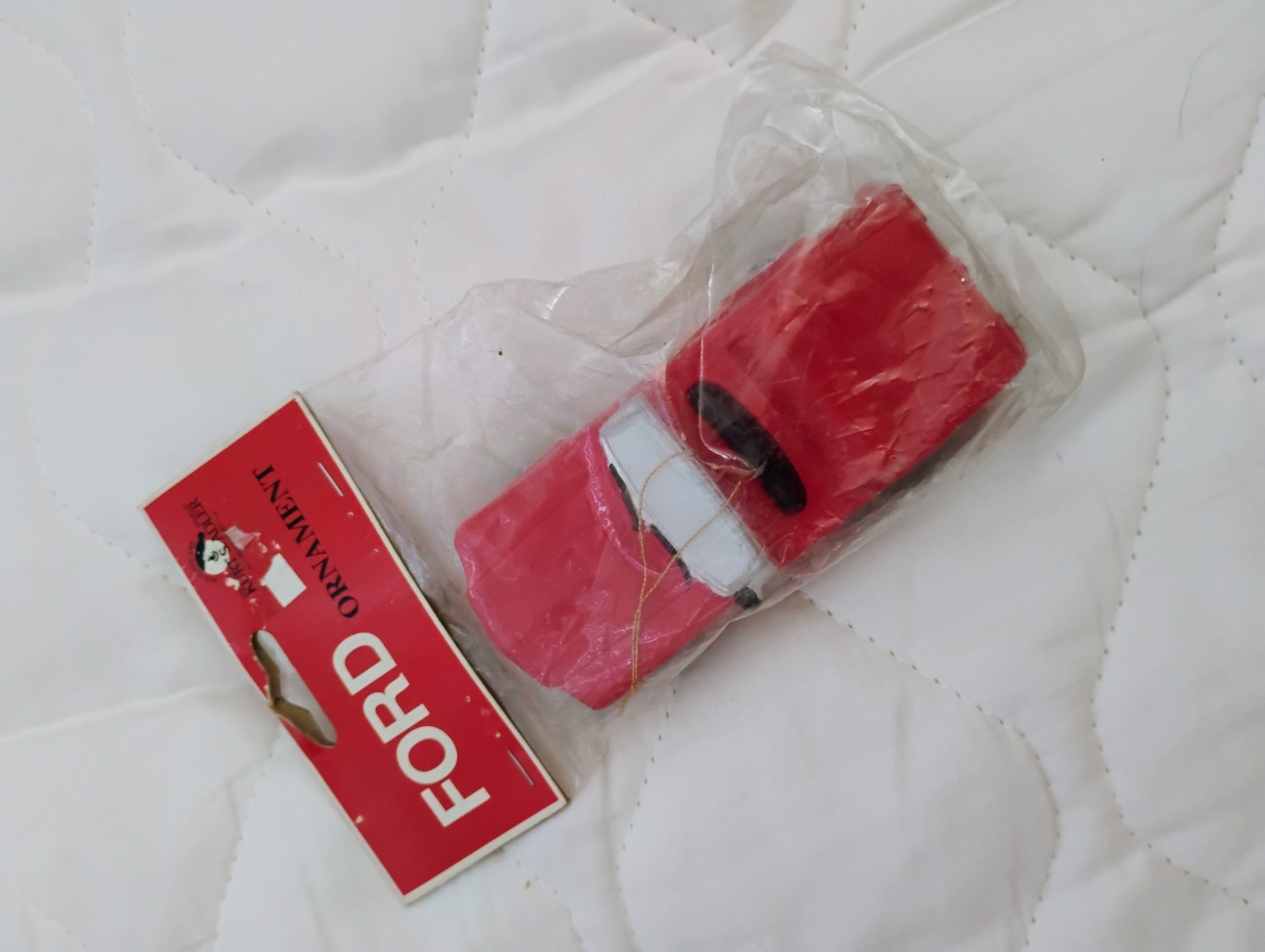 Kurt Adler 1964 1/2 Red Mustang Ornament