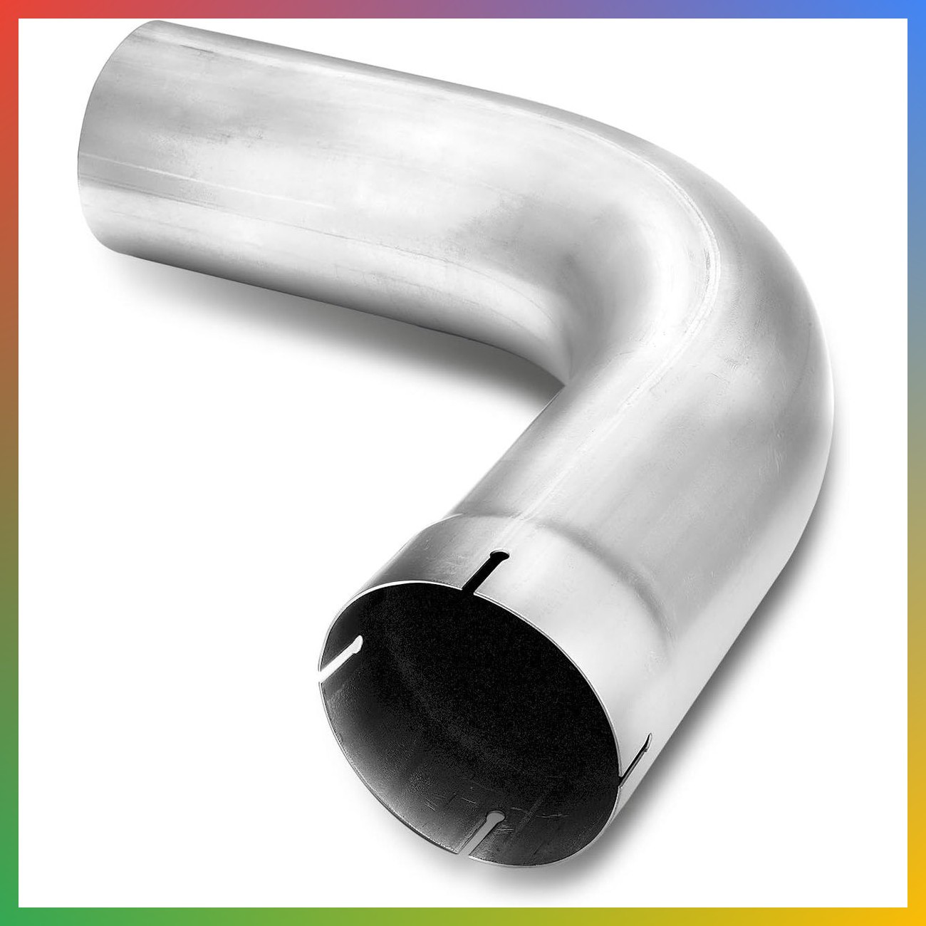 Exhaust Pipe 90 Degree 4 Inch OD Aluminized Steel Mandrel Bend 10 Foot Exhaust Pipe 90 Degree 4 Inch OD Aluminized Steel Mandrel Bend 10 Foot