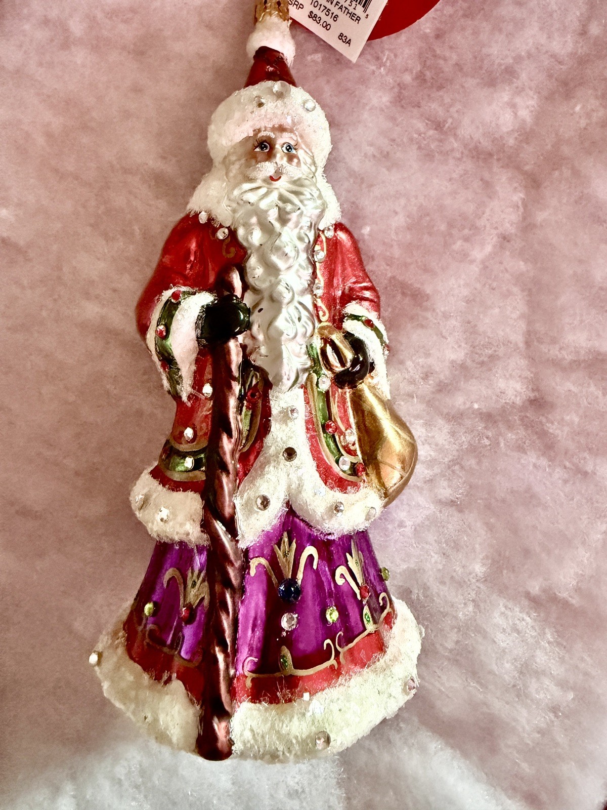 Christopher Radko Northern Father Glass Christmas Ornament 1017516 Christopher Radko Northern Father Glass Christmas Ornament 1017516