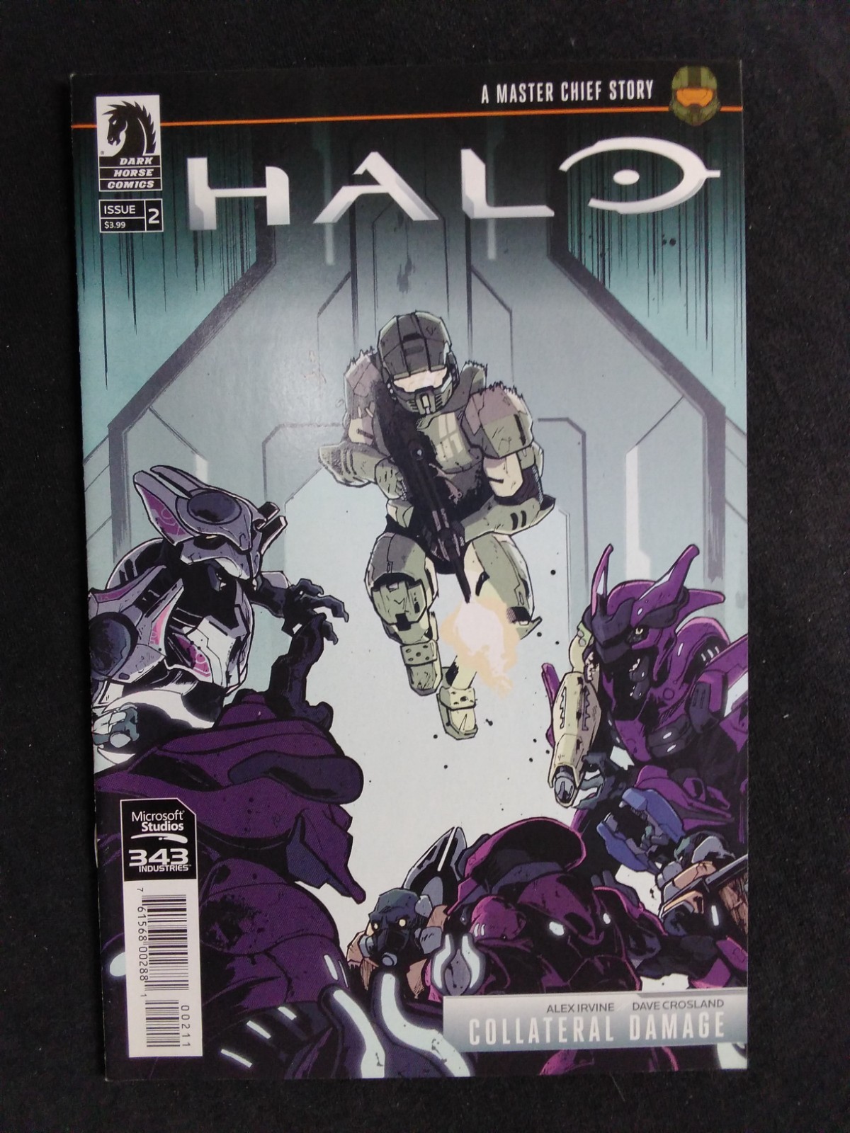 HALO COLLATERAL DAMAGE MASTER CHIEF STORY #2 DARK HORSE COMIC RARE VF HALO COLLATERAL DAMAGE MASTER CHIEF STORY #2 DARK HORSE COMIC RARE VF