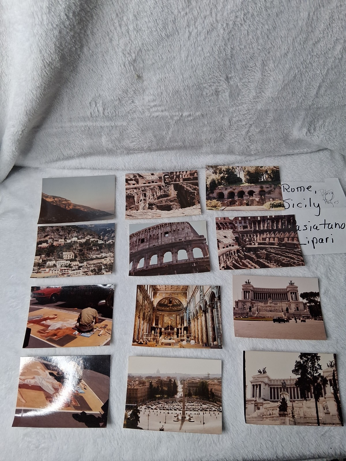 74 Original 1991 Italy Travel Photos Rome Vatican Sicily Positano Lipari Vintage