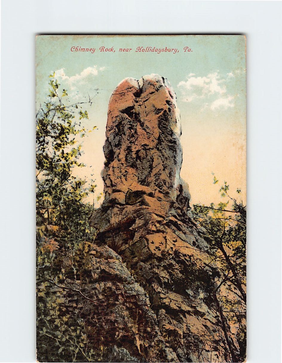 Postcard Chimney Rock Near Hollidaysburg Pennsylvania