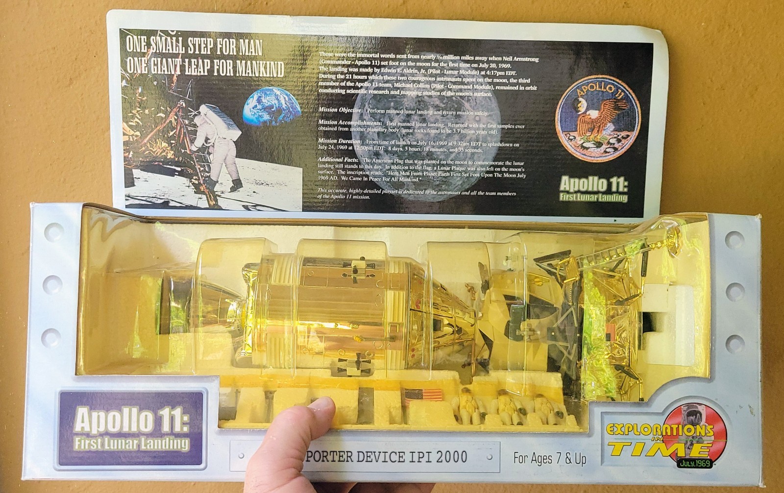 Explorations In Time Apollo 11 First Lunar Landing Transporter Device IPI 2000 Explorations In Time Apollo 11 First Lunar Landing Transporter Device IPI 2000